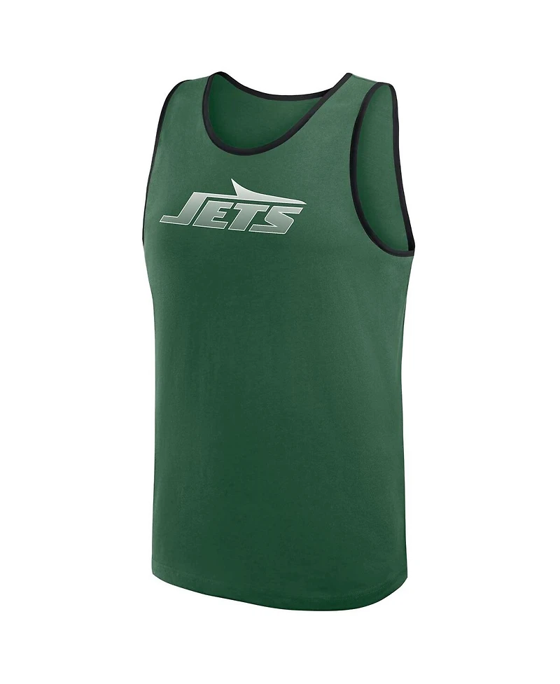 Logo Athletic Men's Green New York Jets Unmatched Success Tank Top