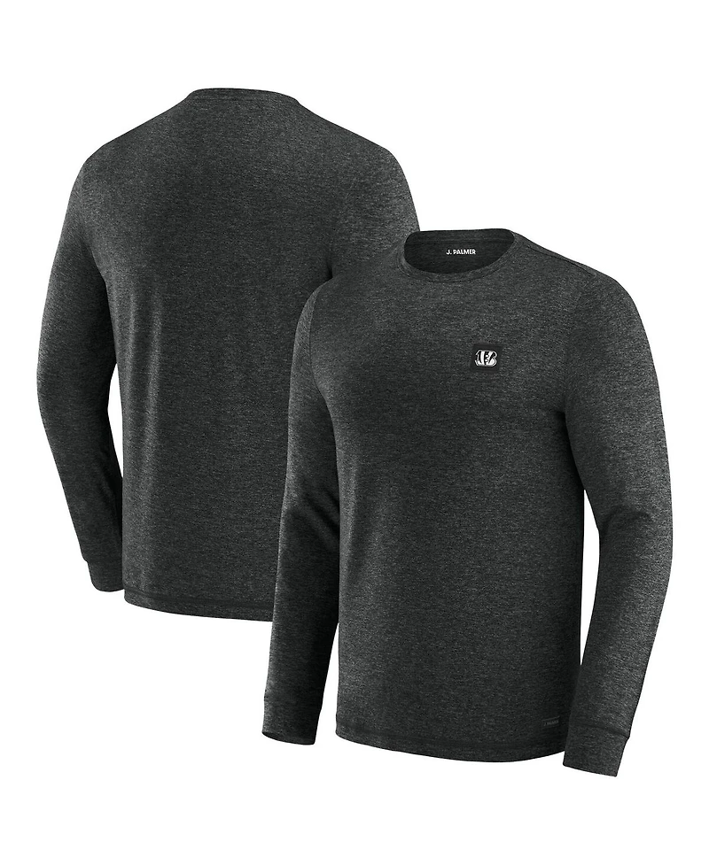 J. Palmer Men's Black Cincinnati Bengals Four Down Long Sleeve T-Shirt