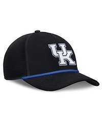 Nike Men's Black Kentucky Wildcats Rise Primetime Trucker Adjustable Hat