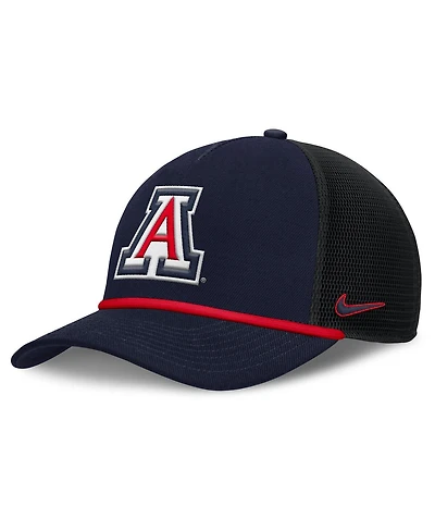 Nike Men's Navy Arizona Wildcats Rise Primetime Trucker Adjustable Hat