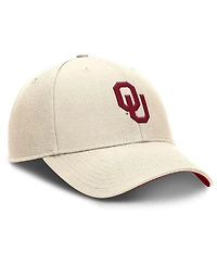 Jordan Men's Natural Oklahoma Sooners Rise Primetime Performance Trucker Adjustable Hat