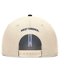 Nike Men's Natural West Virginia Mountaineers Rise Primetime Performance Trucker Adjustable Hat