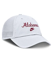 Nike Men's White Alabama Crimson Tide Club Legacy Adjustable Trucker Hat