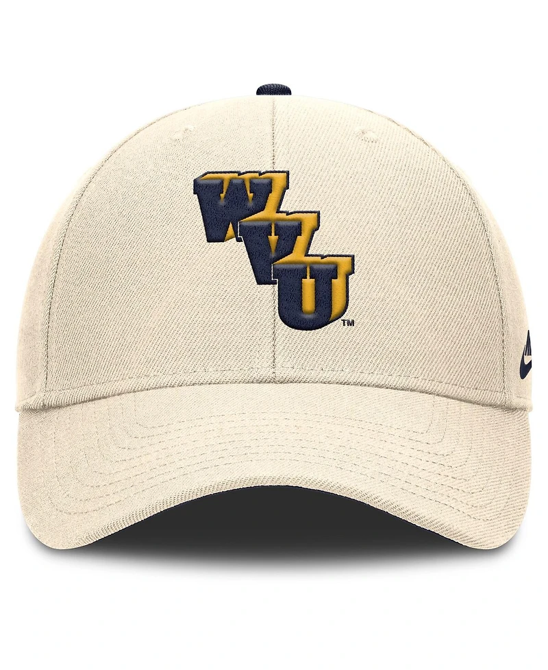 Nike Men's Natural West Virginia Mountaineers Rise Legacy Adjustable Hat
