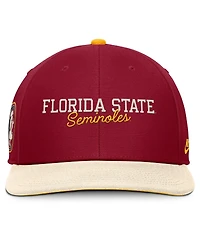 Nike Men's Garnet/Cream Florida State Seminoles Pro Legacy Script Snapback Hat