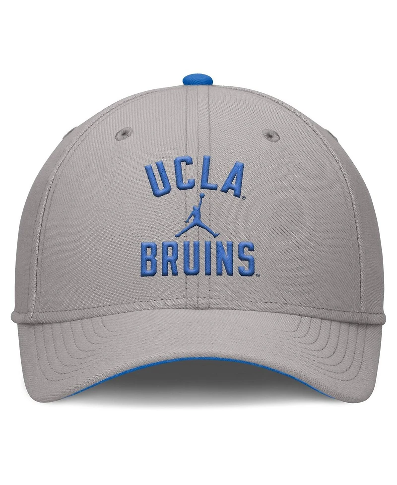Jordan Men's Gray Ucla Bruins Rise Prep Performance Flex Hat