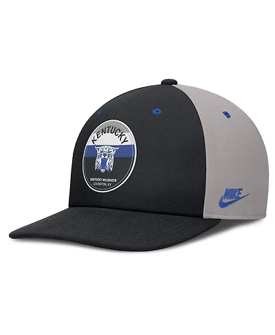 Nike Men's Black/Gray Kentucky Wildcats Prep Pro Performance Snapback Hat