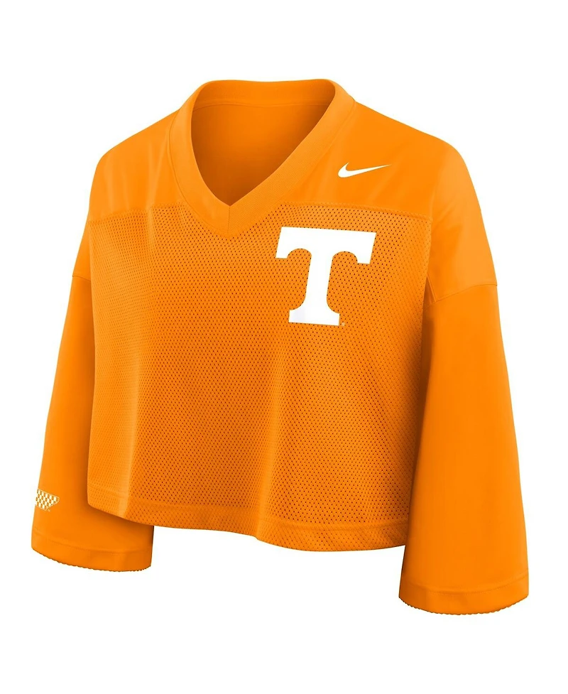Nike Women's Tennessee Orange Volunteers Cropped Mesh Fashion Jersey