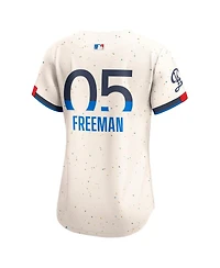 Nike Women's Freddie Freeman Cream Los Angeles Dodgers City Connect Limited Jersey