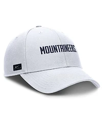 Nike Men's White West Virginia Mountaineers 2025 On-Field Rise Performance Adjustable Hat