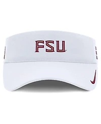 Nike Men's White Florida State Seminoles 2025 On-Field Gameday Performance Ace Adjustable Visor Hat