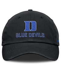 Nike Men's Black Duke Blue Devils 2025 On-Field Club Adjustable Hat