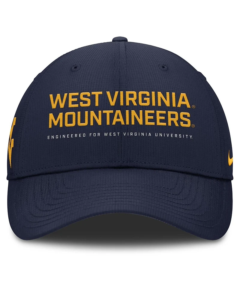 Nike Men's Navy West Virginia Mountaineers 2025 On-Field Gameday Club Adjustable Hat