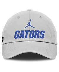 Jordan Men's Gray Florida Gators 2025 On-Field Gameday Club Adjustable Hat