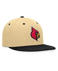 Fanatics Men's Gold/Black Louisville Cardinals Balance Fitted Hat