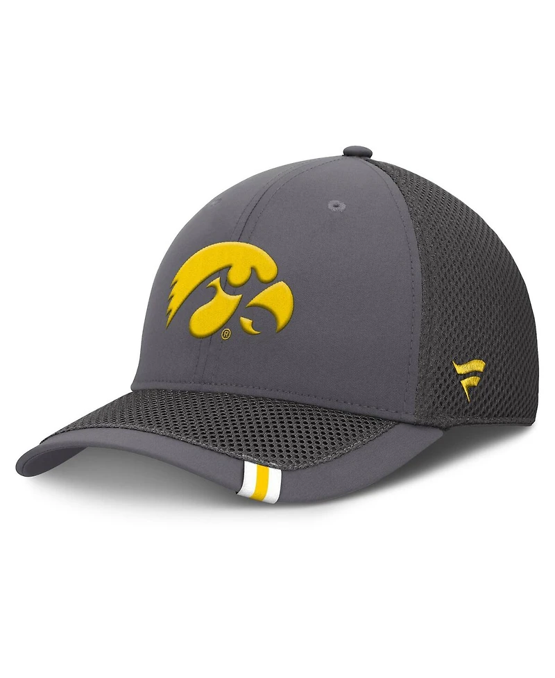 Fanatics Men's Gray Iowa Hawkeyes Clincher Flex Hat