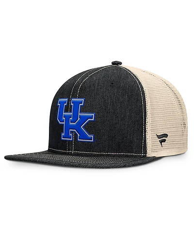 Fanatics Men's Black/Natural Kentucky Wildcats Legend Trucker Snapback Hat