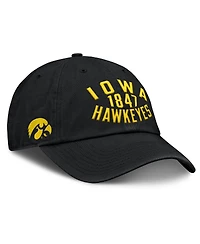 Fanatics Men's Black Iowa Hawkeyes Archer Adjustable Hat