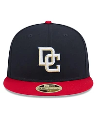 New Era Men's Navy Washington Nationals Baseball Hall of Fame 59FIFTY Fitted Hat