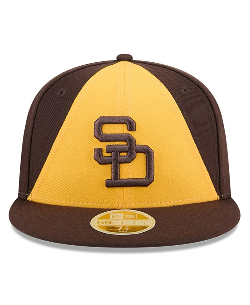 New Era Men's Brown San Diego Padres Baseball Hall of Fame 59FIFTY Fitted Hat
