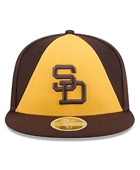 New Era Men's Brown San Diego Padres Baseball Hall of Fame 59FIFTY Fitted Hat