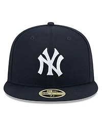 New Era Men's Navy York Yankees Baseball Hall of Fame 59FIFTY Fitted Hat