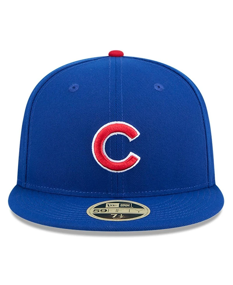 New Era Men's Royal Chicago Cubs Baseball Hall of Fame 59FIFTY Fitted Hat