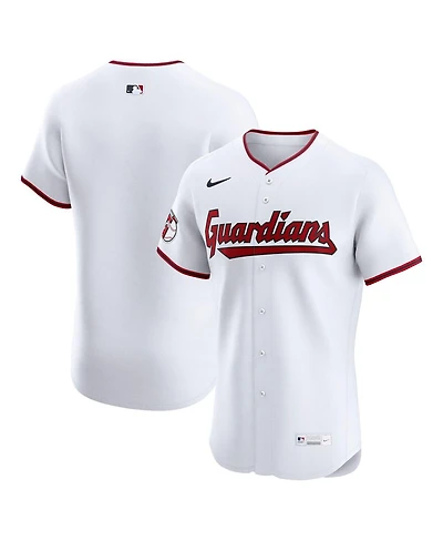 Nike Men's White Cleveland Guardians Home Elite Jersey
