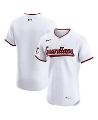 Nike Men's White Cleveland Guardians Home Elite Jersey