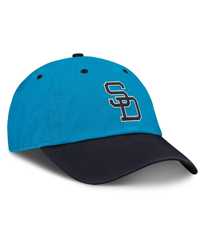 Nike Men's Blue/Navy San Diego Padres Neon 90s Club Adjustable Hat
