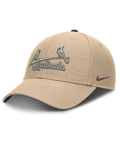 Nike Men's Khaki St. Louis Cardinals Rise Adjustable Hat