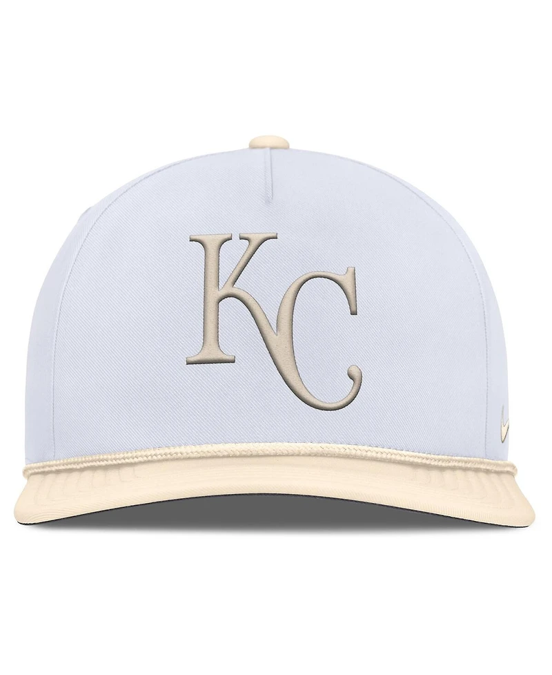 Nike Men's White/Cream Kansas City Royals Pro Performance Snapback Hat
