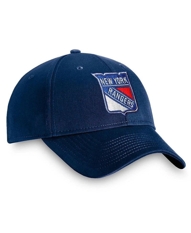 Fanatics Men's Navy New York Rangers Core Adjustable Hat