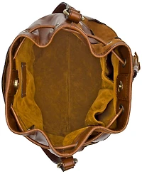 Patricia Nash Bellona Small Leather Drawstring Bag