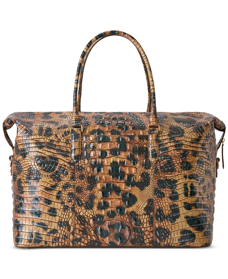 Brahmin Duxbury Weekender Melbourne Leather Extra-Large Travel Duffel Bag