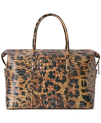 Brahmin Duxbury Weekender Melbourne Leather Extra-Large Travel Duffel Bag