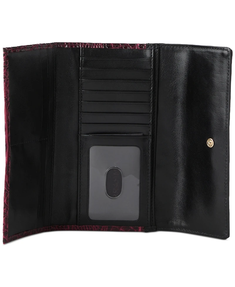 Brahmin Cordelia Cherry Lacquer Towers Wallet