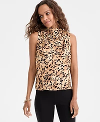 I.n.c. International Concepts Petite Draped Neck Top, Macy's Exclusive