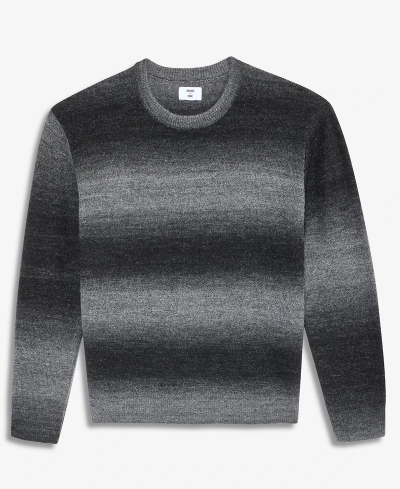 Mode of One Men's Relaxed-Fit Ombre Crewneck Sweater, Macy's Exclusive