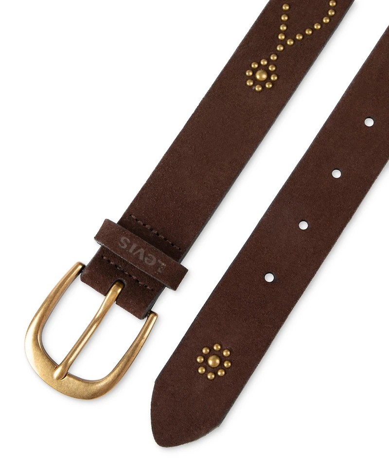 Levi's Western Studded Suede Casual Belt