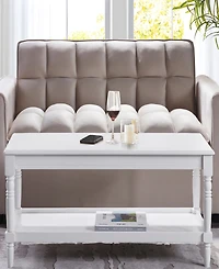 Convenience Concepts 20" Wood French Country Manor No Tools Coffee Table