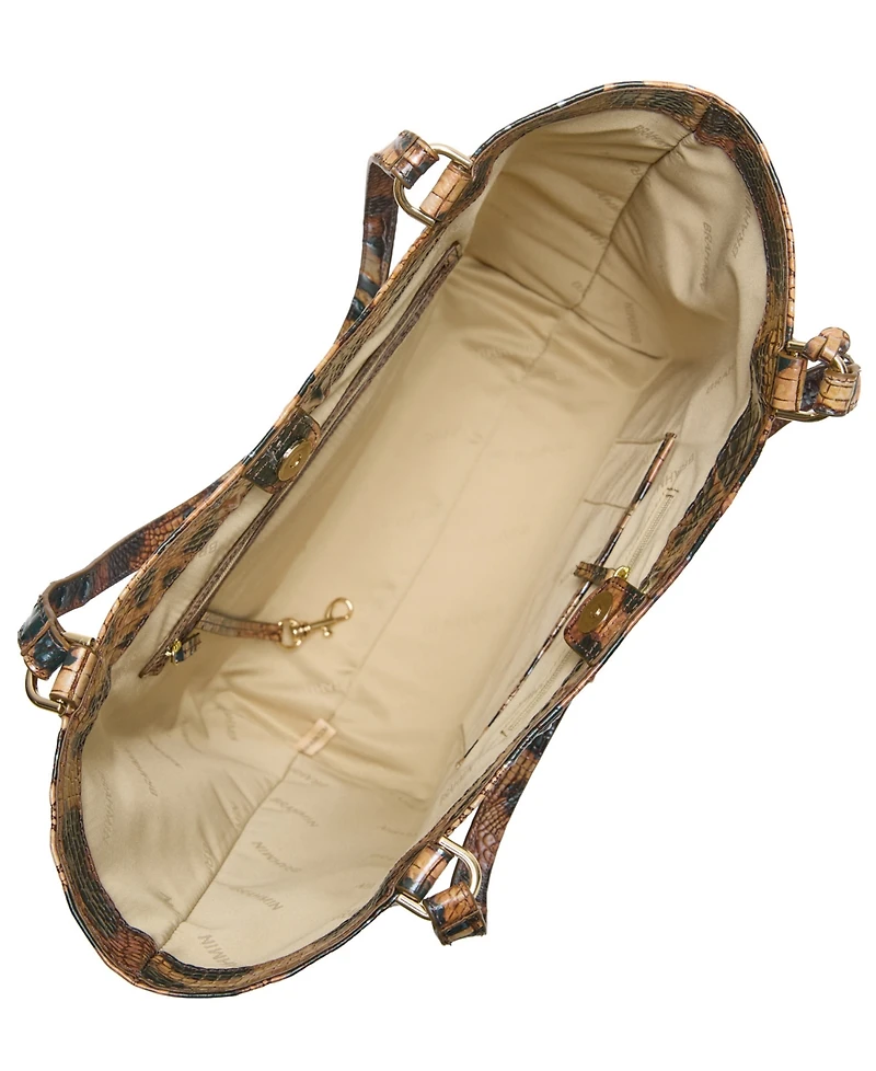 Brahmin Aliza Impression Melbourne Leather Tote
