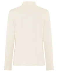 Olsen Women's Rib Knit Zip Front Cardigan