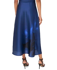Vince Camuto Women's Placement-Print Pull-On Midi Skirt