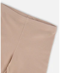 Deux par Girl Super Soft Ribbed Leggings Light Caramel