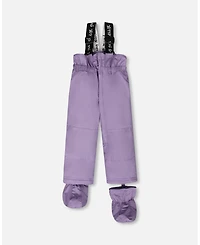 Deux par Baby Girl Two-Piece Play Snowsuit Purple Gray - Baby|Toddler