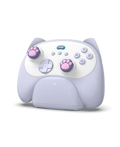 Nbcp Wireless Controller with Charging Dock – Multi-Platform Gamepad for Pc, Switch, Android, iOS, Turbo, Macro, 6-Axis Motion, Rumble, Sma