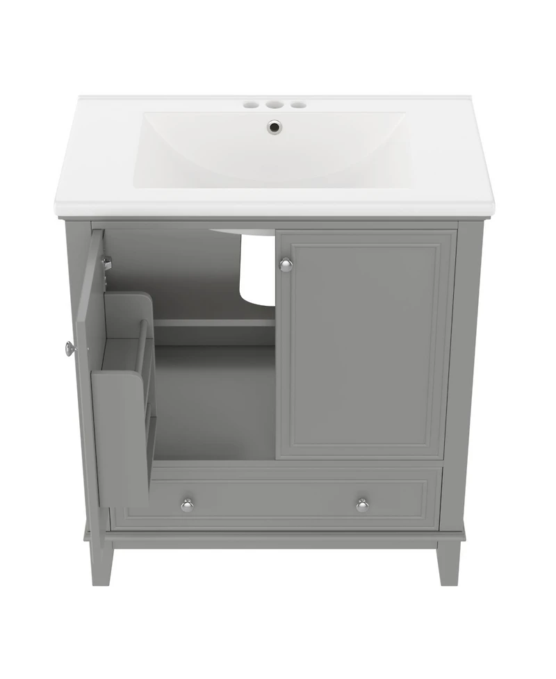 Streamdale Furniture 30" Bathroom Vanity with Sink Combo