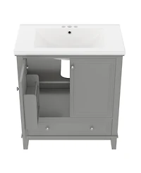 Streamdale Furniture 30" Bathroom Vanity with Sink Combo