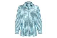 Olsen Women's Chevron Striped Shirt